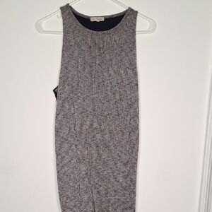Rag & Bone Charcoal Ribbed Tank Top